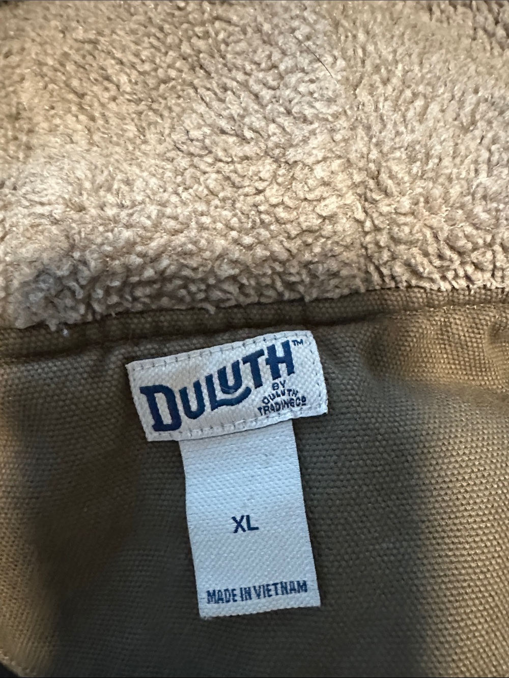 Duluth Trading Co Olive Green Hooded Bomber Jacket - Picture 5 of 10